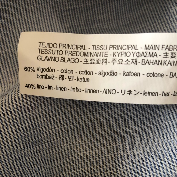 NWOT Zara Contrast Lace Stripe Off Shoulder Top -S - Picture 8 of 8